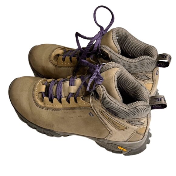 Vasque Women's Talus‎ Mid Ultra Dry Waterproof Leather Hiking Boots Tan Size 8.5 - Picture 7 of 11
